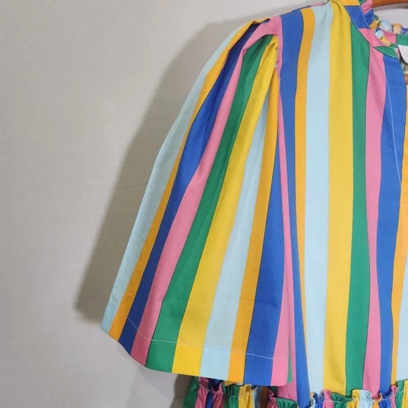 NWT Sugarlips Multicolor Striped Midi Dress Resort 2X - Picture 8 of 13